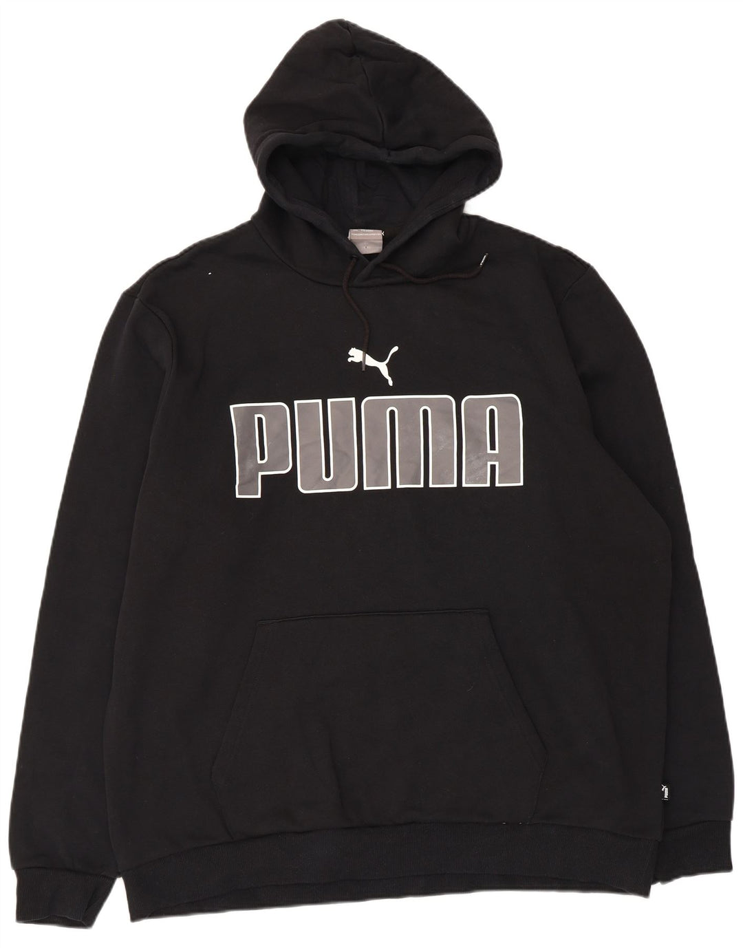 Мужской джемпер с капюшоном Puma 2XL, черный, хлопок