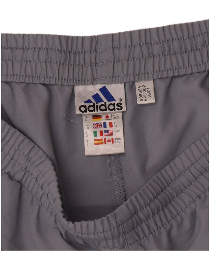 Мужские спортивные шорты Adidas XL серые из полиэстера Спортивные