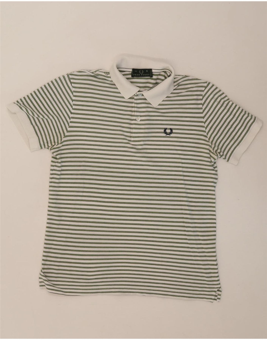 Мужская рубашка поло FRED PERRY, маленькая белая полосатая хлопковая рубашка
