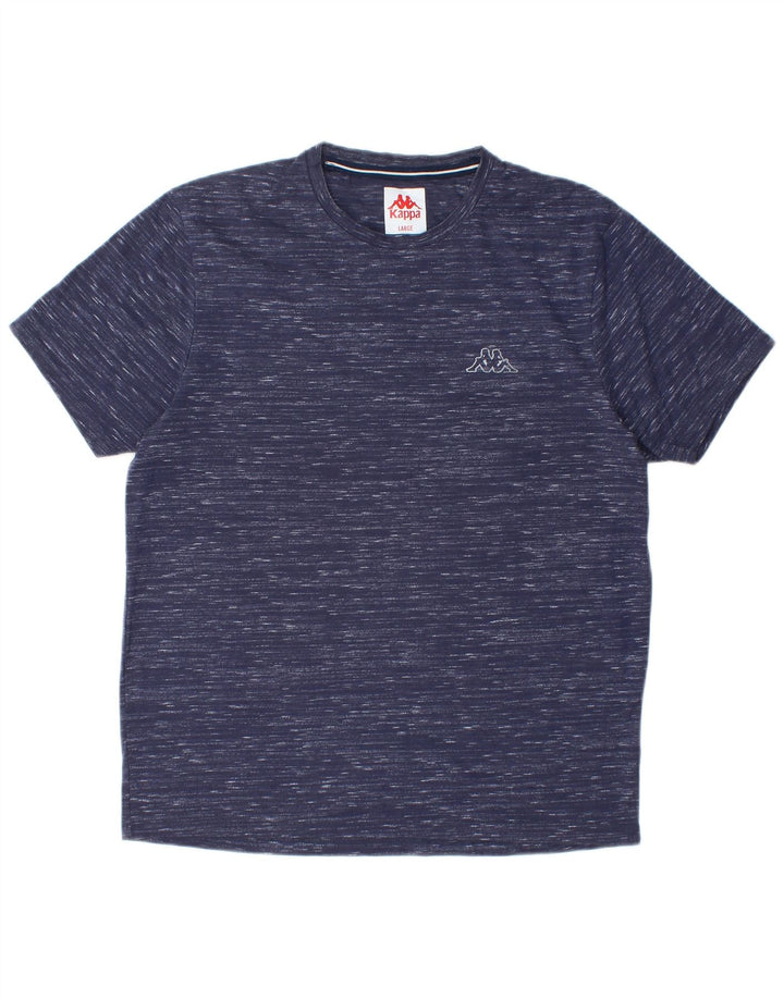 Мужская футболка KAPPA, большой темно-синий, полиэстер с крапинками