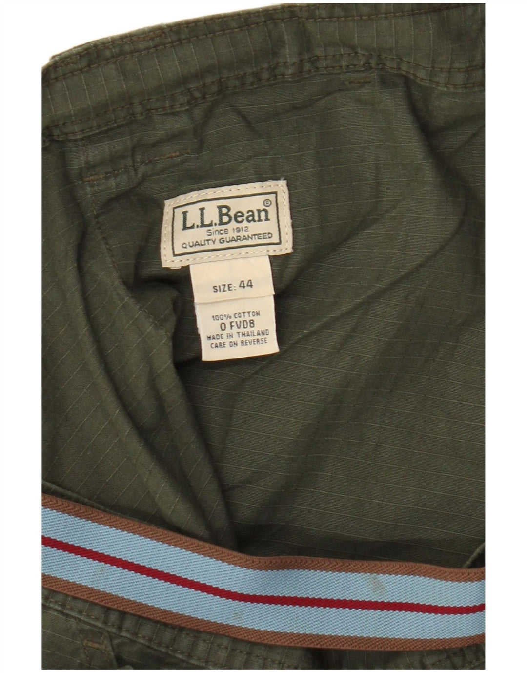 Мужские шорты карго L.L.Bean W44 2XL, зеленый хлопок