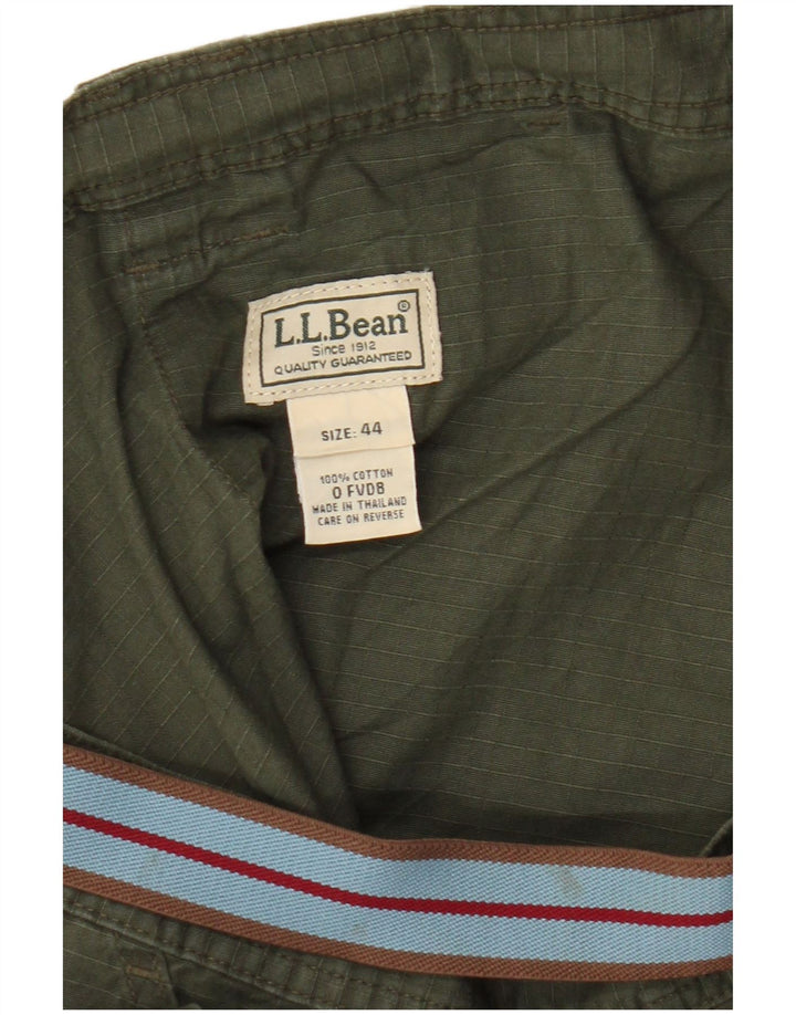 Мужские шорты карго L.L.Bean W44 2XL, зеленый хлопок
