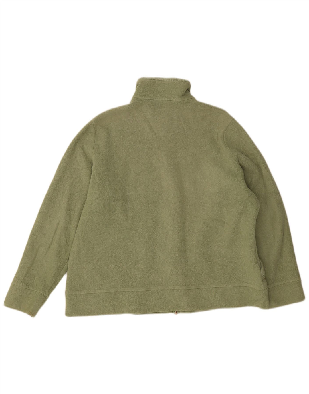 Женская флисовая куртка оверсайз Marks & Spencer UK 18 XL, зеленый полиэстер