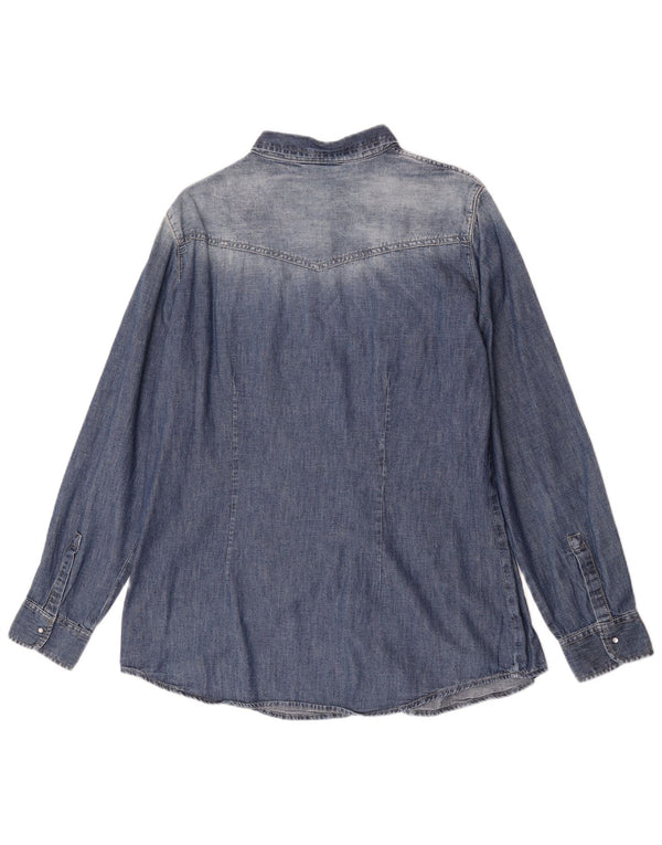 Женская джинсовая рубашка Carrera UK 18 XL, синяя, хлопок