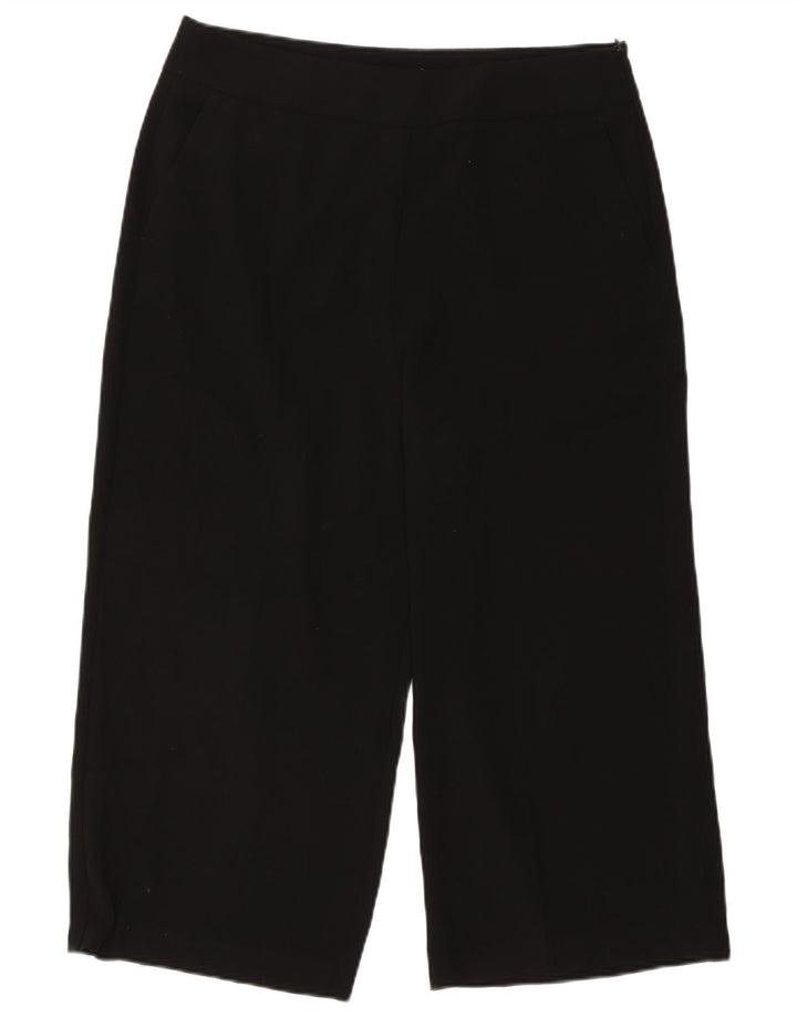 Женские капри Marks & Spencer UK 16, большие W34 L22, черный полиэстер