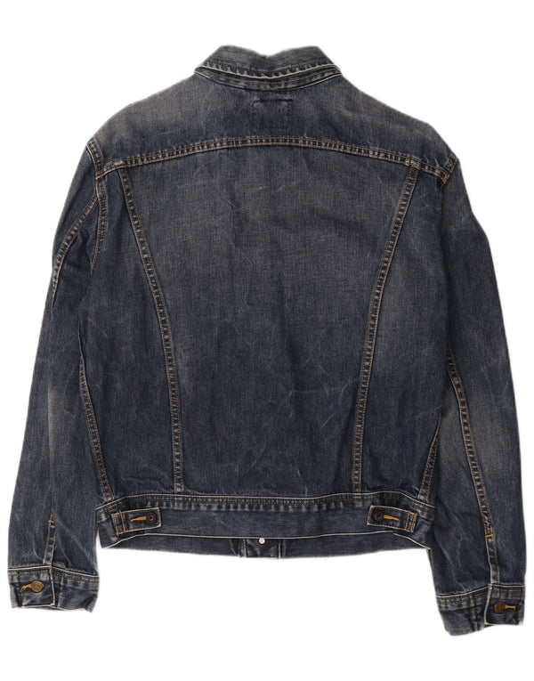 Мужская джинсовая куртка Lee UK 40, большая синяя, хлопок