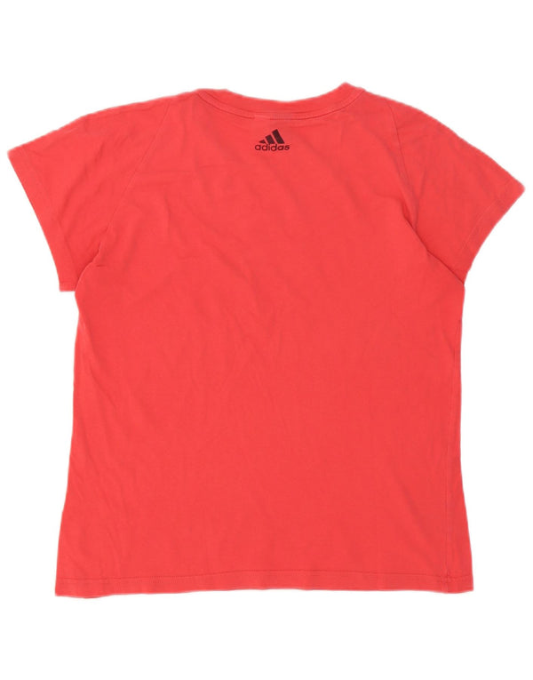 Женская футболка с рисунком Adidas Top UK 14, средний красный