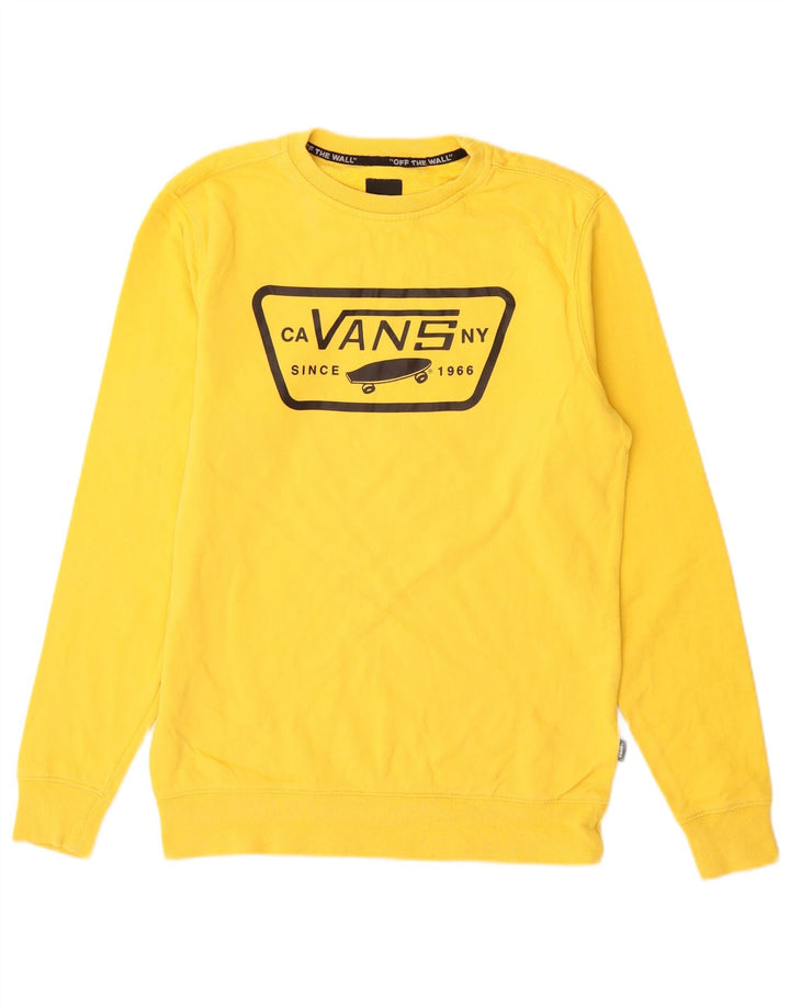 Мужской джемпер с рисунком Vans XS желтый