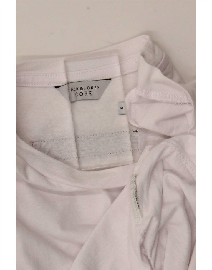 Мужской топ с длинным рукавом Jack & Jones, маленький белый