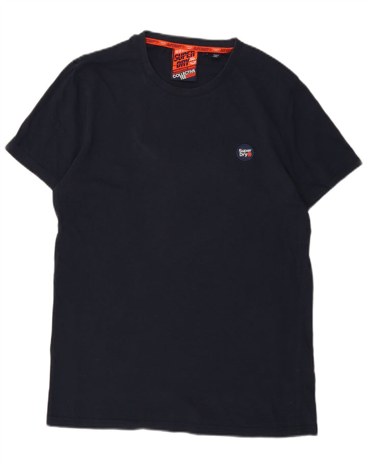 Мужская футболка Superdry, большой темно-синий хлопок