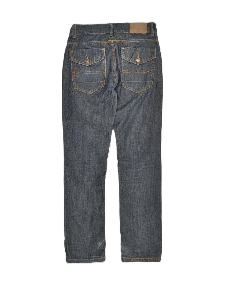 TOMMY HILFIGER Girls Straight Jeans 9-10 Years W26 L27 Navy Blue Cotton | Vintage Tommy Hilfiger | Thrift | Second-Hand Tommy Hilfiger | Used Clothing | Messina Hembry 