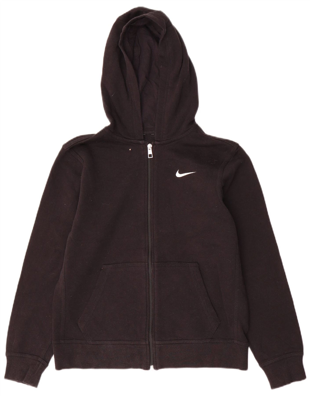 Женский свитер с капюшоном на молнии Nike UK 12, средний черный