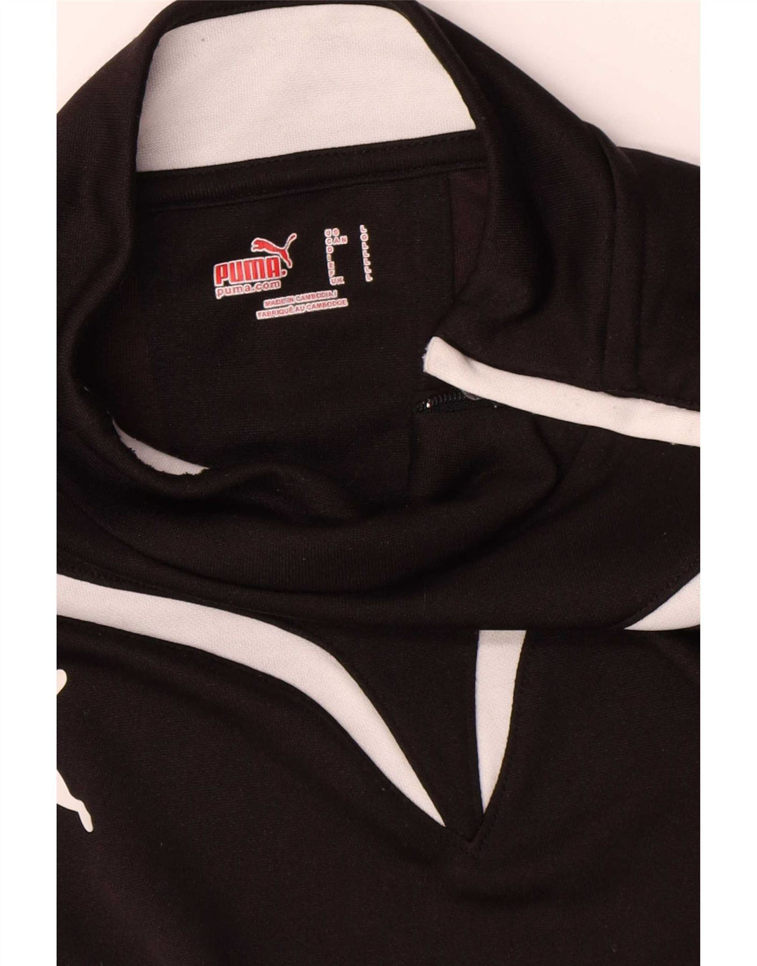 Мужской спортивный костюм-пуловер Puma, верхняя куртка, большой черный полиэстер с цветными блоками