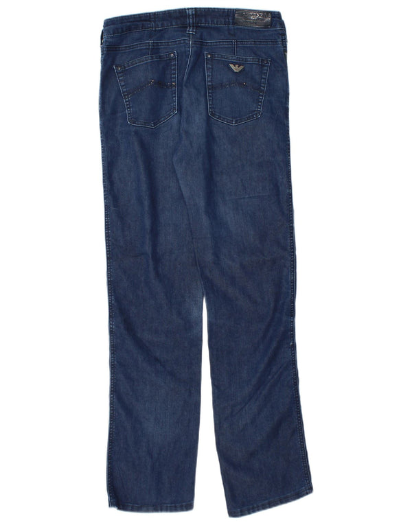 Женские прямые джинсы Armani W29 L28 Темно-синие