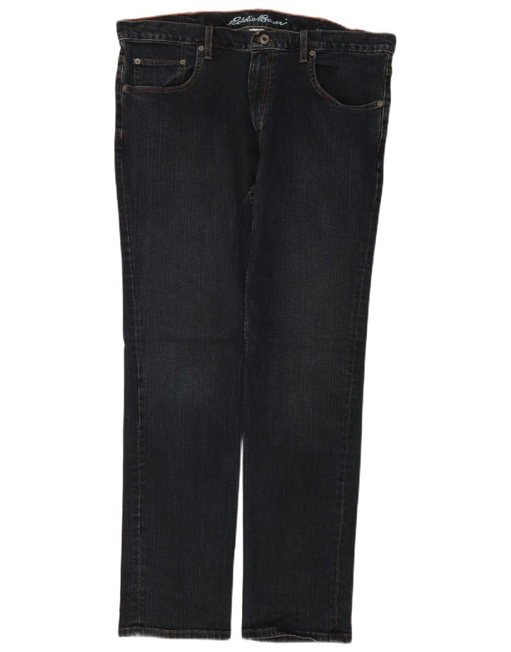Мужские прямые джинсы Eddie Bauer W38 L32 темно-синие, хлопок