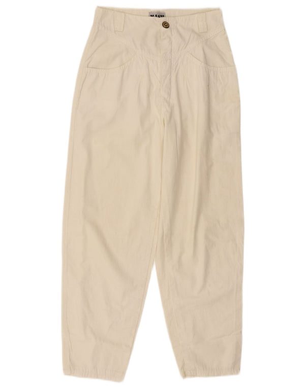 Женские повседневные зауженные брюки Mash W24 L25, белый хлопок