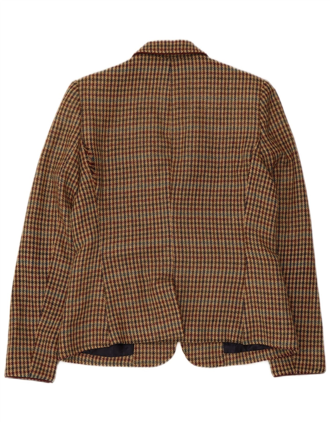 Женский пиджак на 1 пуговице RICH & ROYAL EU 38, средний коричневый с узором «гусиные лапки»