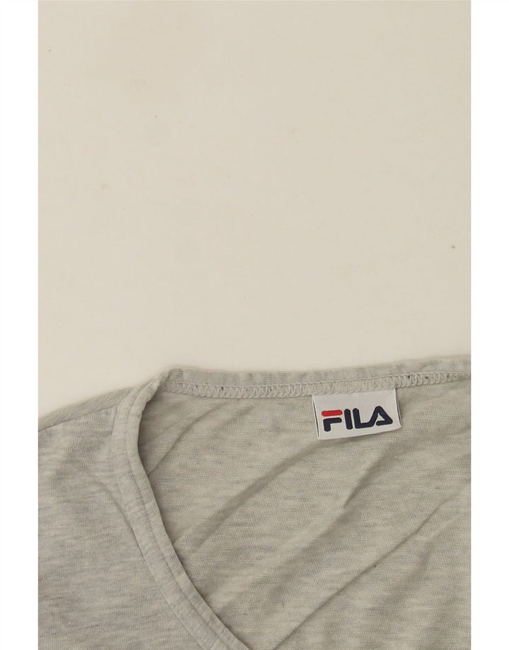Мужская футболка Fila Top Small Серая в крапинку