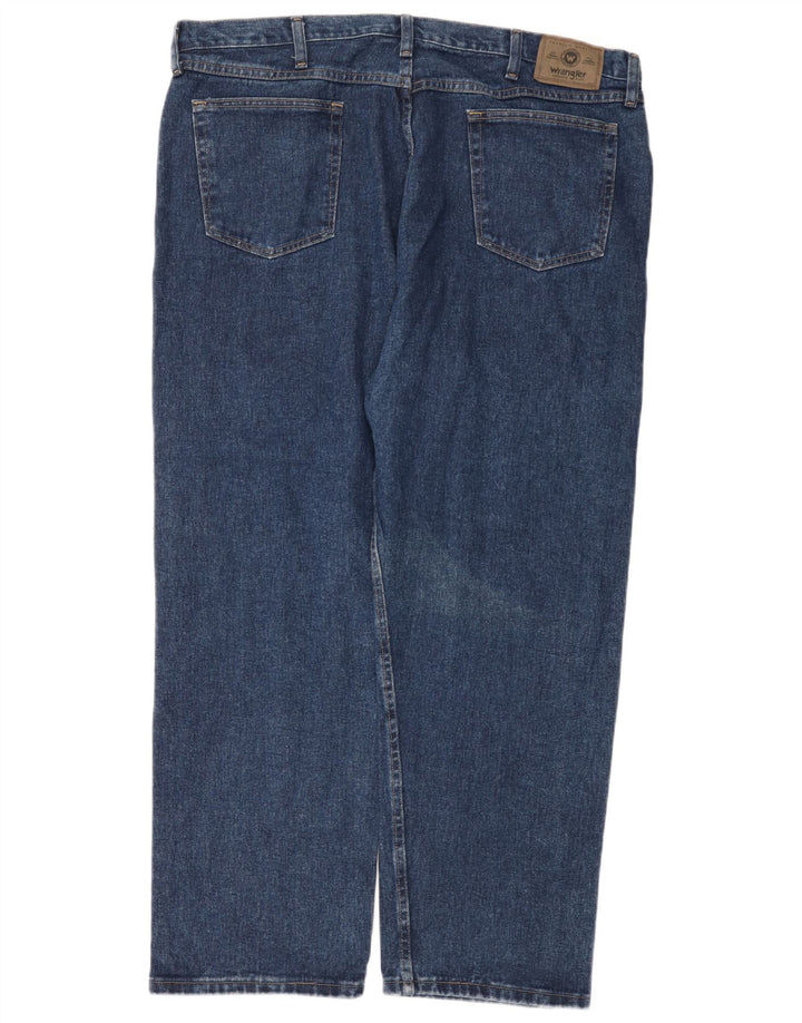 Мужские прямые джинсы Wrangler W42 L30 синие, хлопок