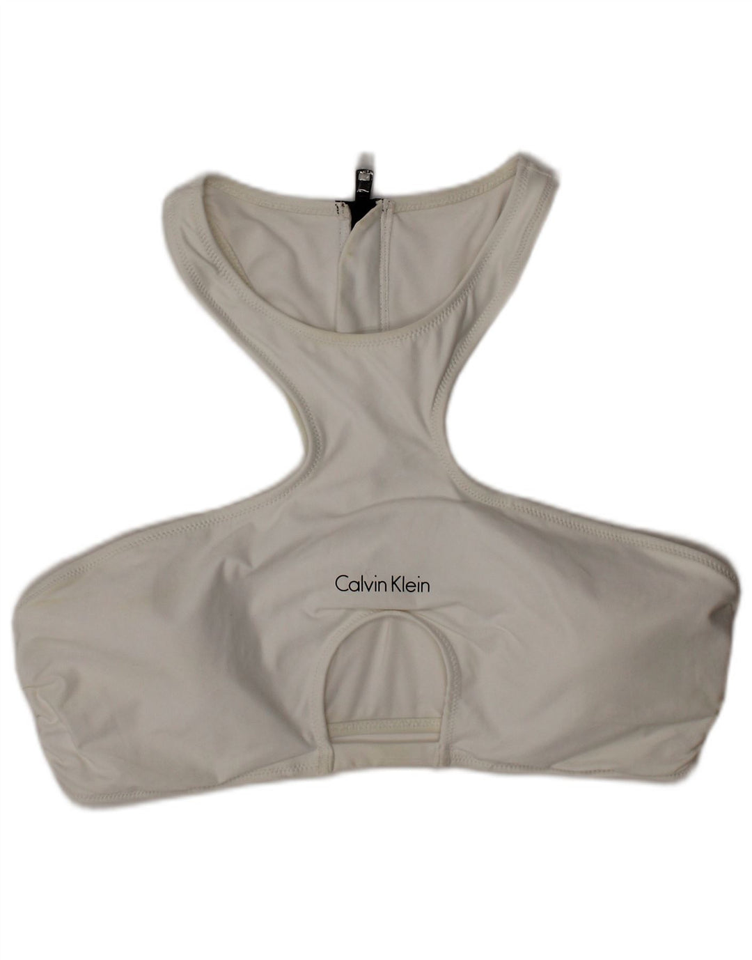 Женские купальники с рисунком Calvin Klein, большой размер, белый полиэстер