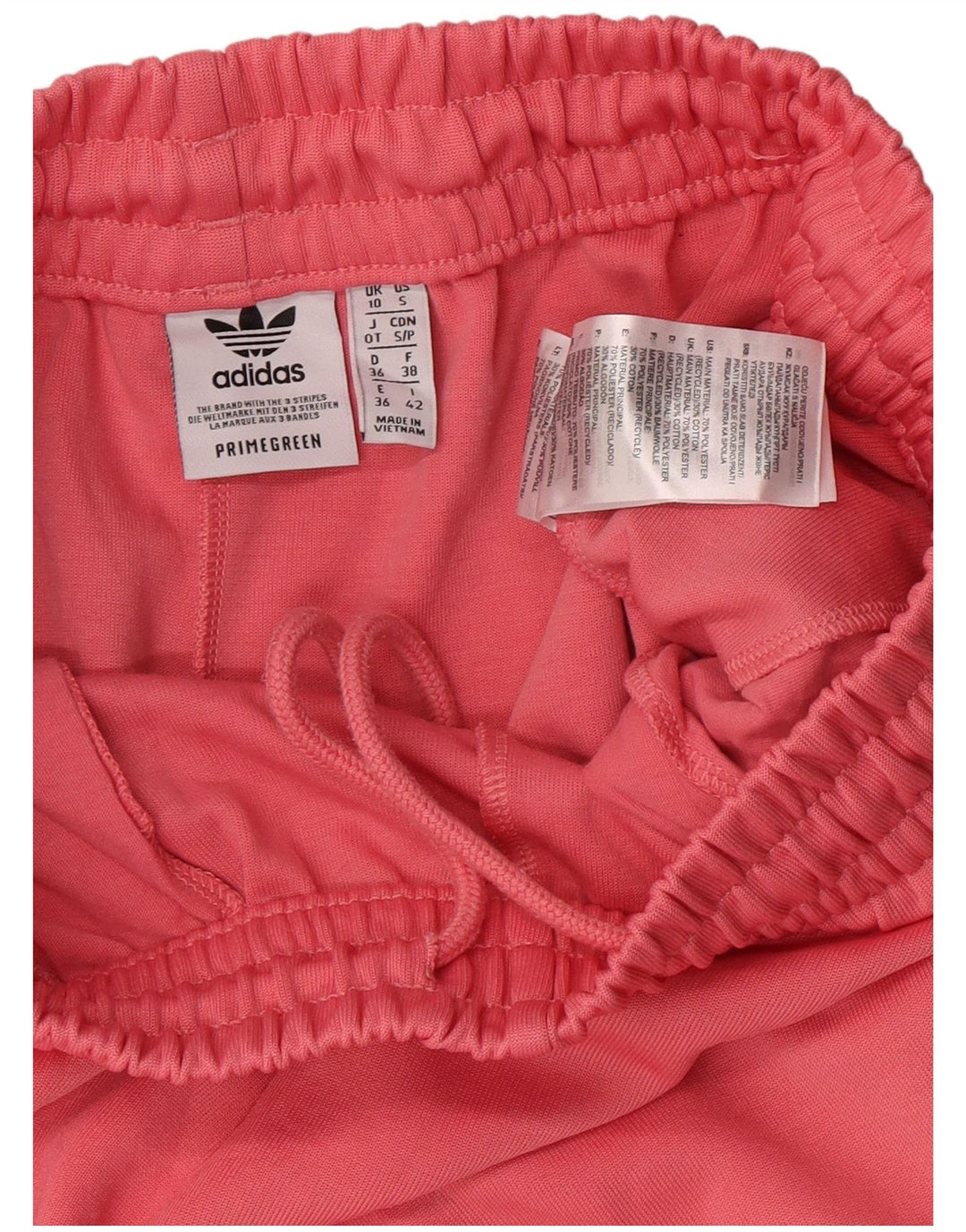 Женские спортивные брюки Adidas Joggers UK 10, маленькие розовые, полиэстер
