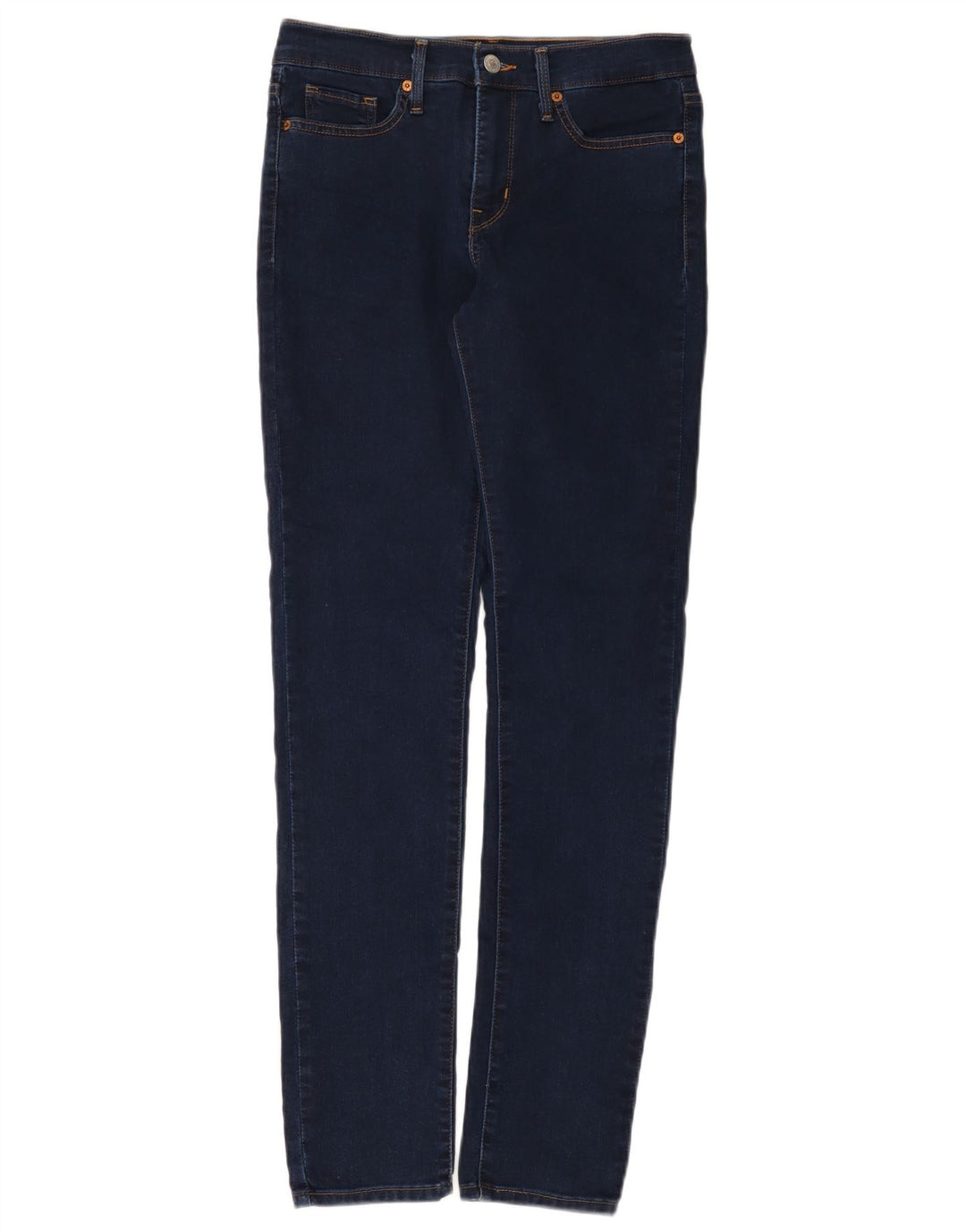 Женские узкие джинсы Levi's W28 L32 Темно-синие