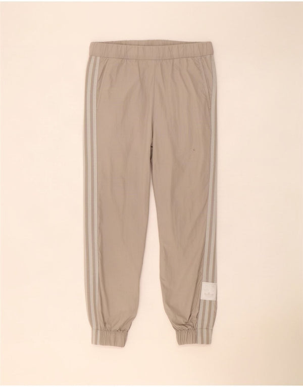 Женские укороченные спортивные брюки Adidas Joggers UK 10 Small W30 L26 Бежевые