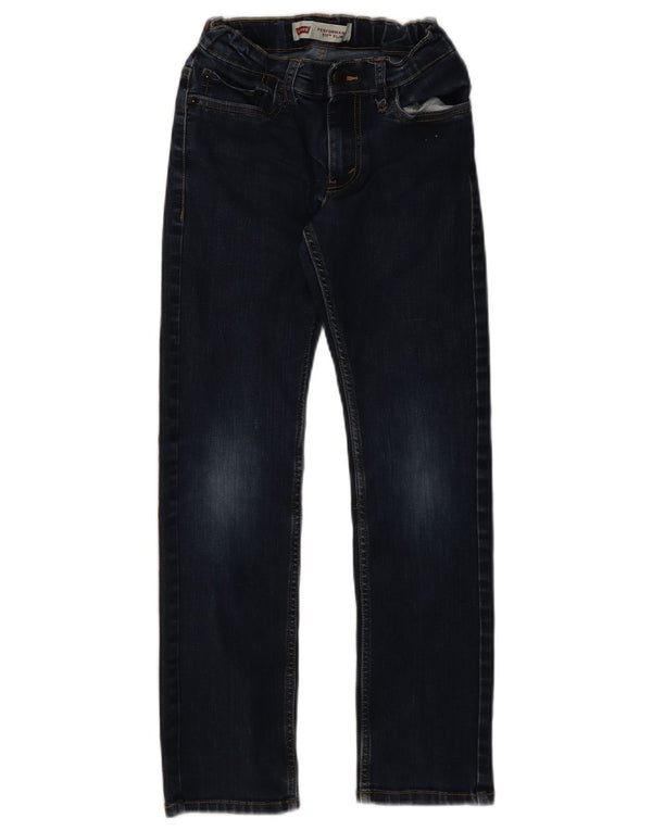 Джинсы Levi's 511 Slim для девочек 11–12 лет W26 L26, синий хлопок