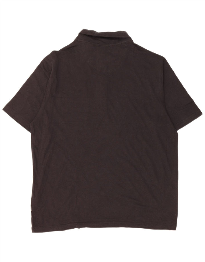 Мужская рубашка-поло Eddie Bauer XL, черный хлопок