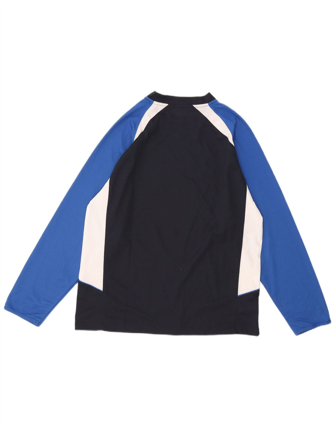 Мужской топ Umbro с длинным рукавом, средний, темно-синий, полиэстер с цветными блоками