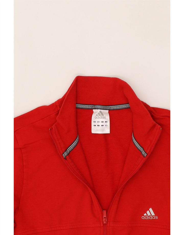 ADIDAS Mens Tracksuit Top Jacket Small Red Cotton Vintage Adidas and Second-Hand Adidas from Messina Hembry 