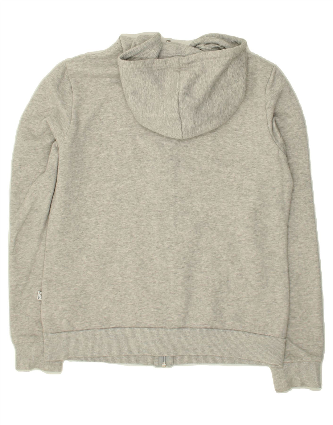 PUMA Womens Zip Hoodie Sweater UK 12 Medium  Grey Polyester Vintage Puma and Second-Hand Puma from Messina Hembry 