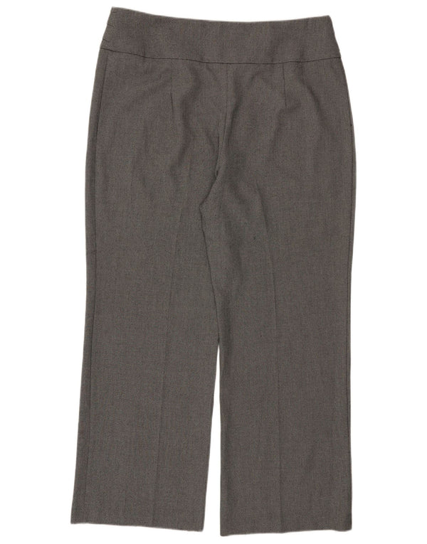 Женские повседневные брюки Marks & Spencer UK 20 2XL W40 L30 черные в крапинку