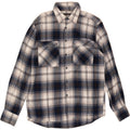 SEA BARRIER Mens Flannel Shirt Medium Navy Blue Check Cotton Vintage Sea Barrier and Second-Hand Sea Barrier from Messina Hembry 