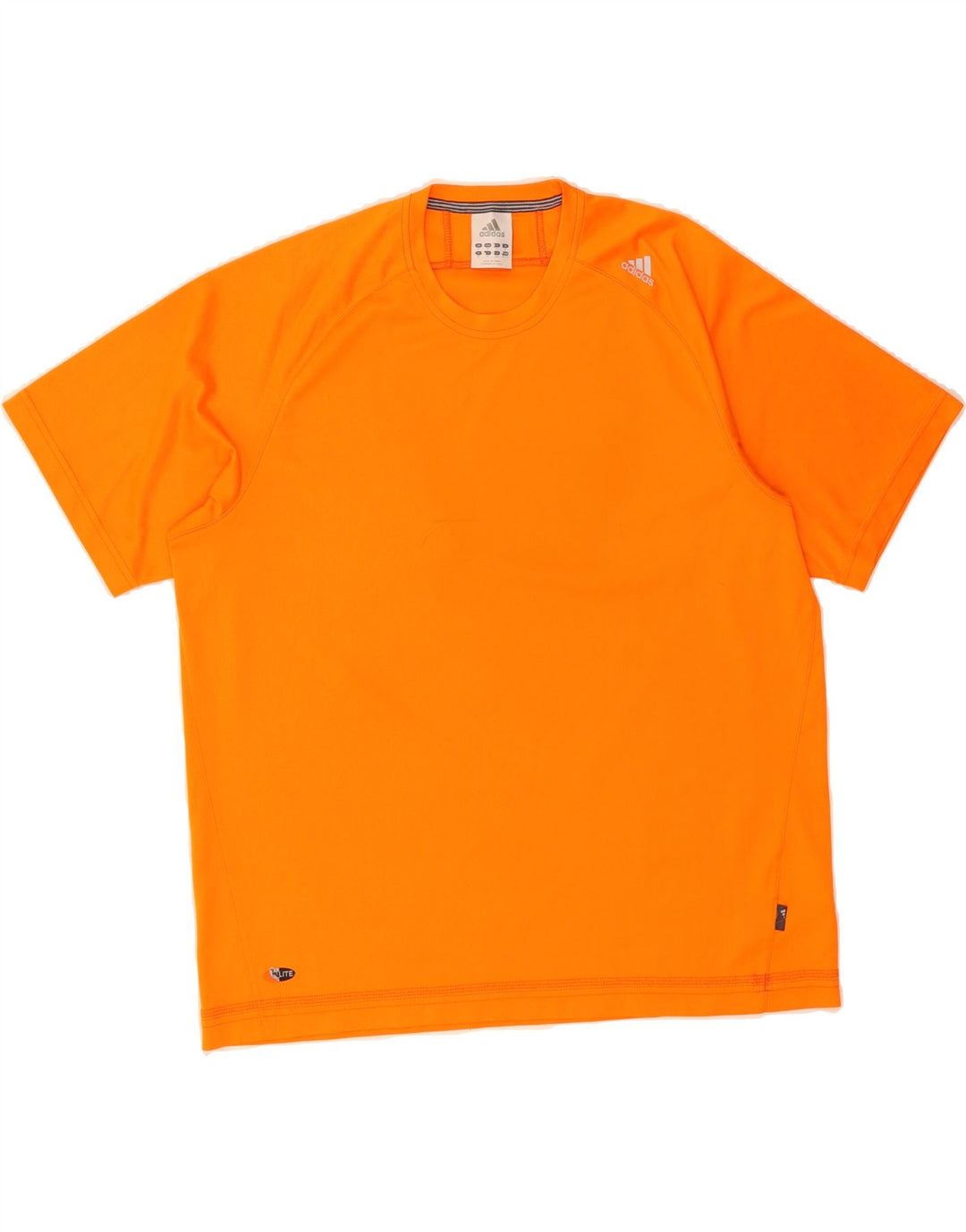 ADIDAS Mens Climalite T-Shirt Top XL Orange Polyester Vintage Adidas and Second-Hand Adidas from Messina Hembry 
