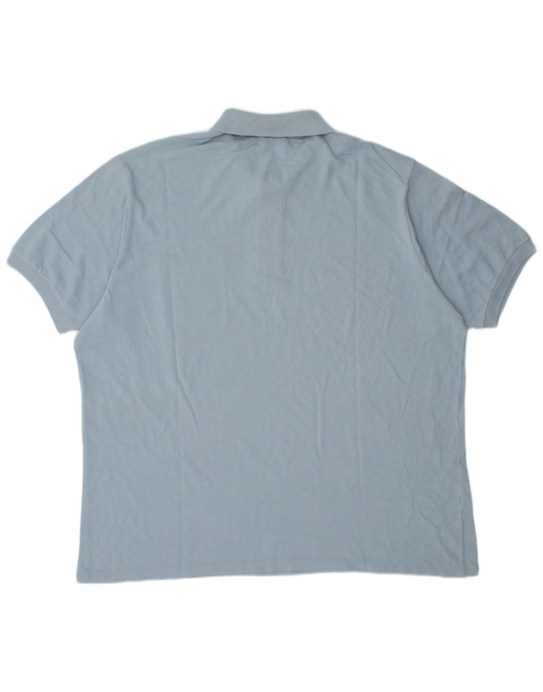 Мужская рубашка-поло Lacoste, размер 7, 2XL, синяя, хлопок