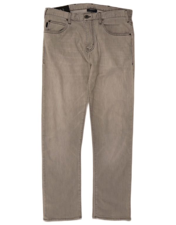 Женские прямые джинсы Armani W33 L28 Серые