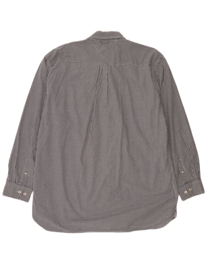 Мужская рубашка Tommy Hilfiger 2XL из хлопка в черную клетку