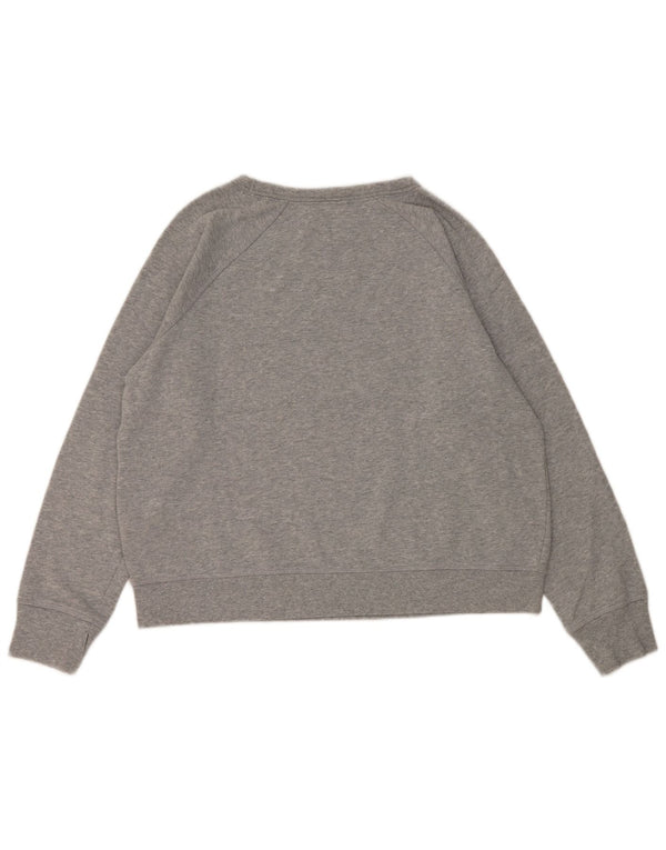 Женский свитер Tommy Hilfiger UK 16, большой серый хлопок