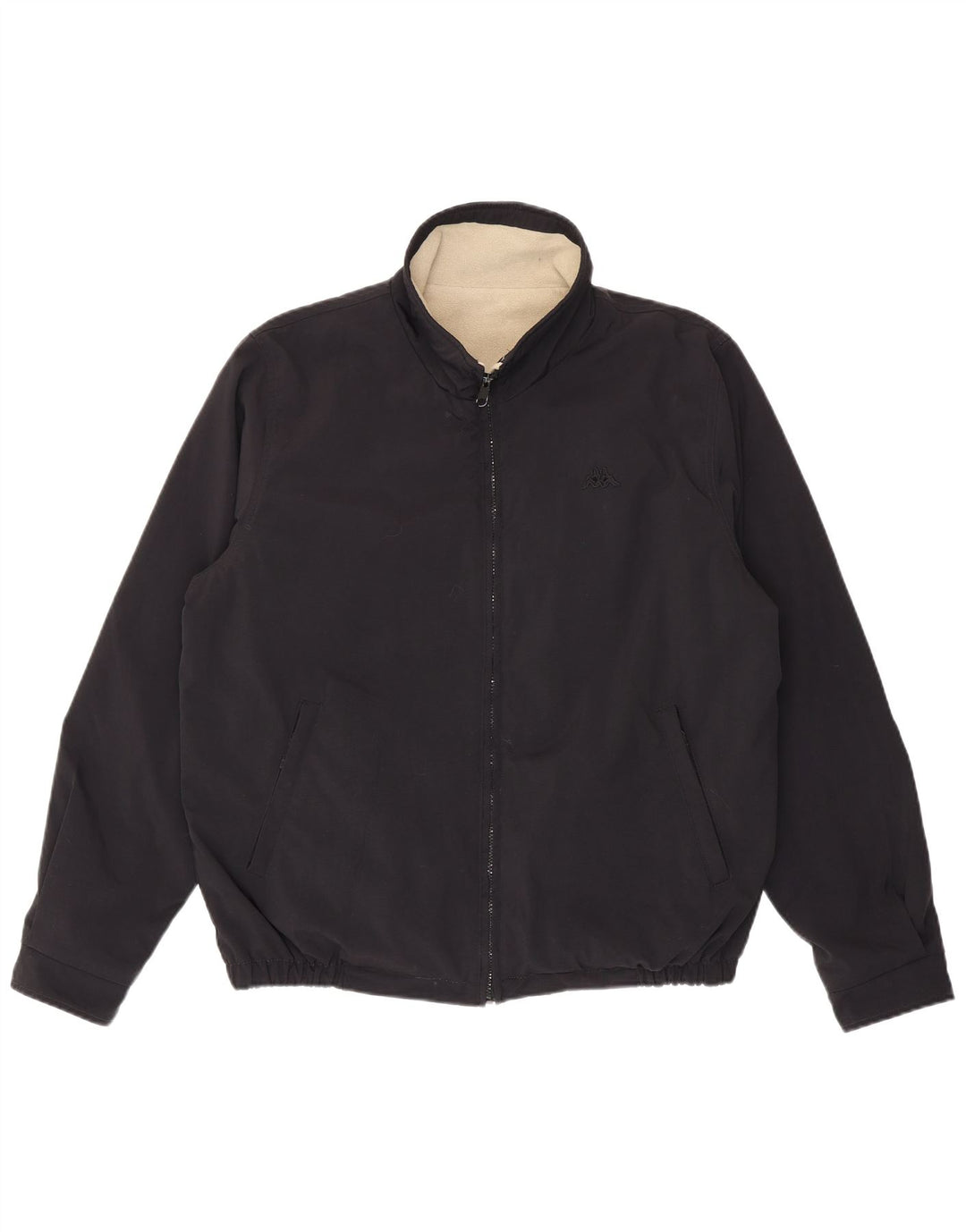 Мужской бомбер Kappa UK 40, большой черный нейлон