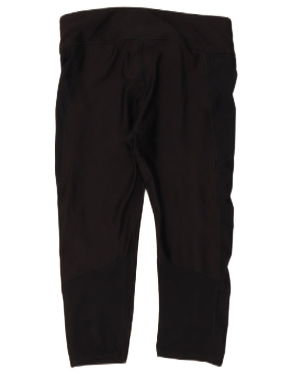 Женские леггинсы-капри Under Armour Heat Gear UK 12, средний черный полиэстер