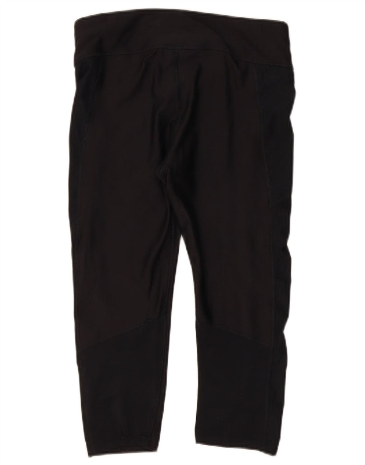 Женские леггинсы-капри Under Armour Heat Gear UK 12, средний черный полиэстер