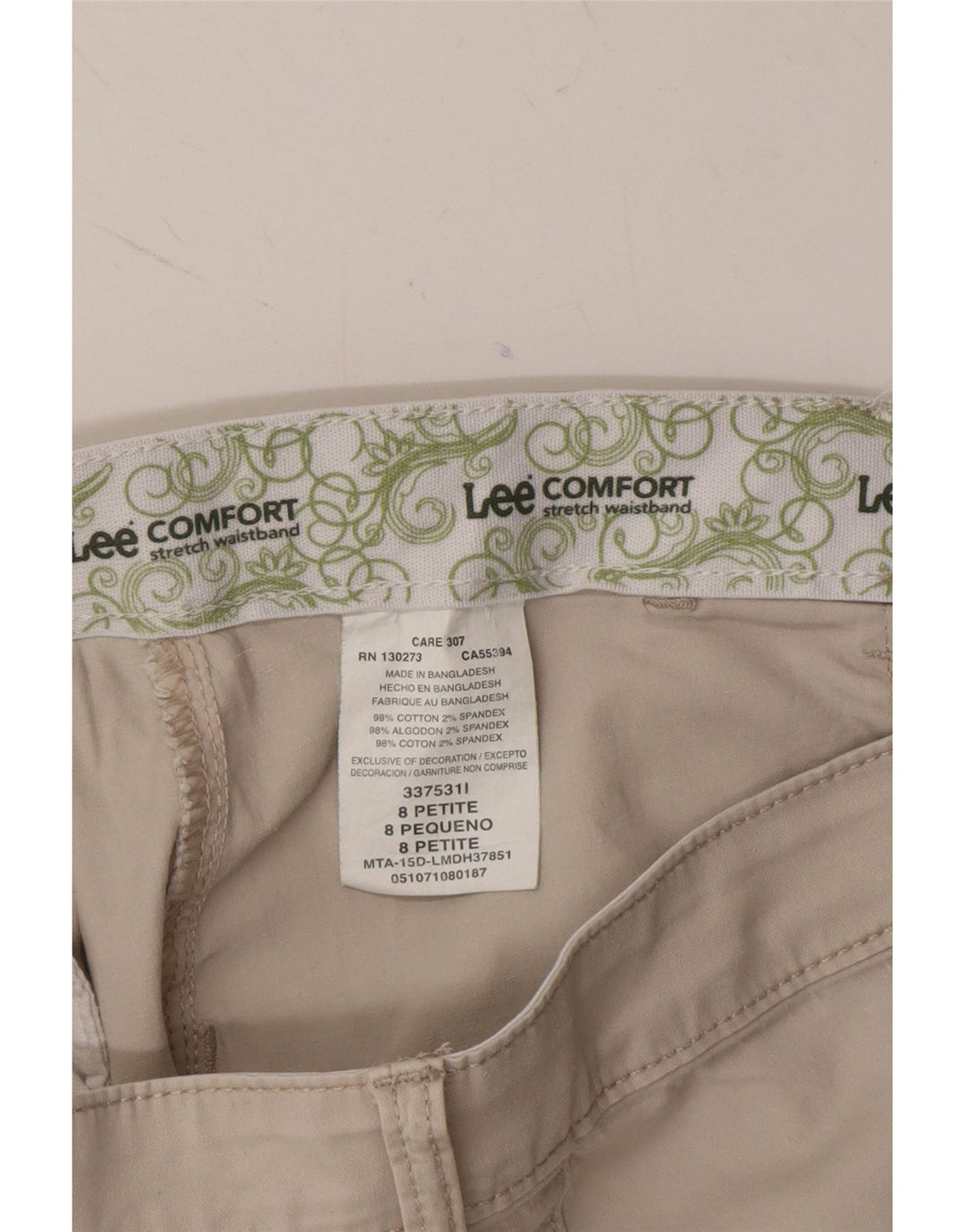 LEE Womens Petite Bermuda Shorts US 8 Medium W30  Grey Cotton Vintage Lee and Second-Hand Lee from Messina Hembry 