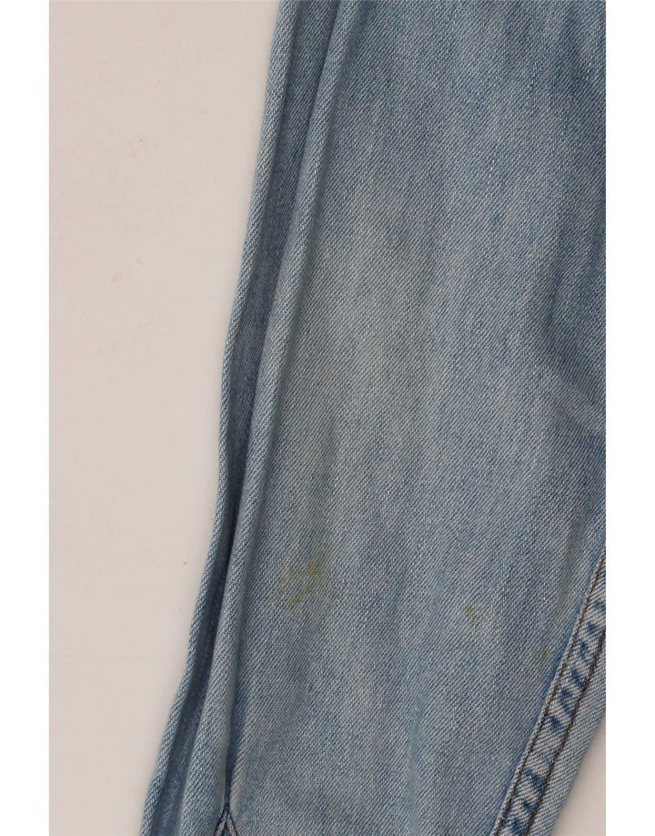 Мужская джинсовая рубашка Levi's, большая синяя хлопковая ткань