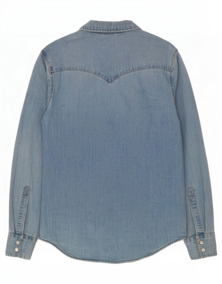 Мужская джинсовая рубашка Levi's XS синяя