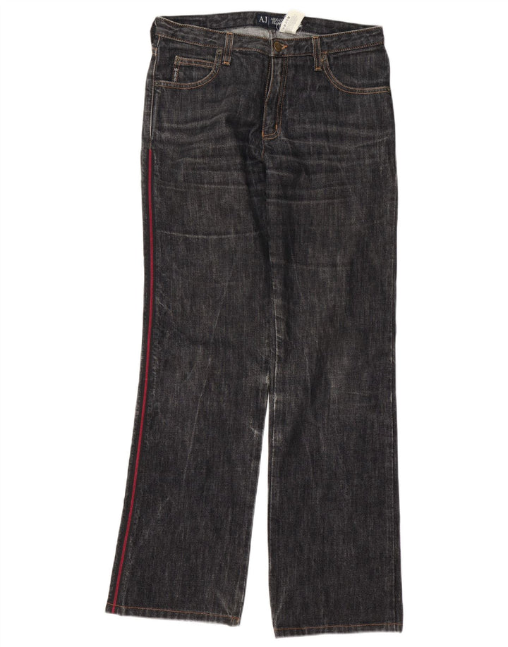 Женские прямые джинсы Armani W29 L31 темно-синие, хлопок