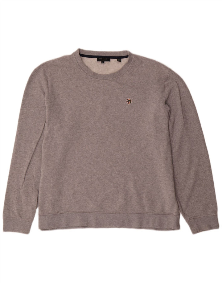 Мужской свитер TED BAKER, джемпер, размер 6, 2XL, серый