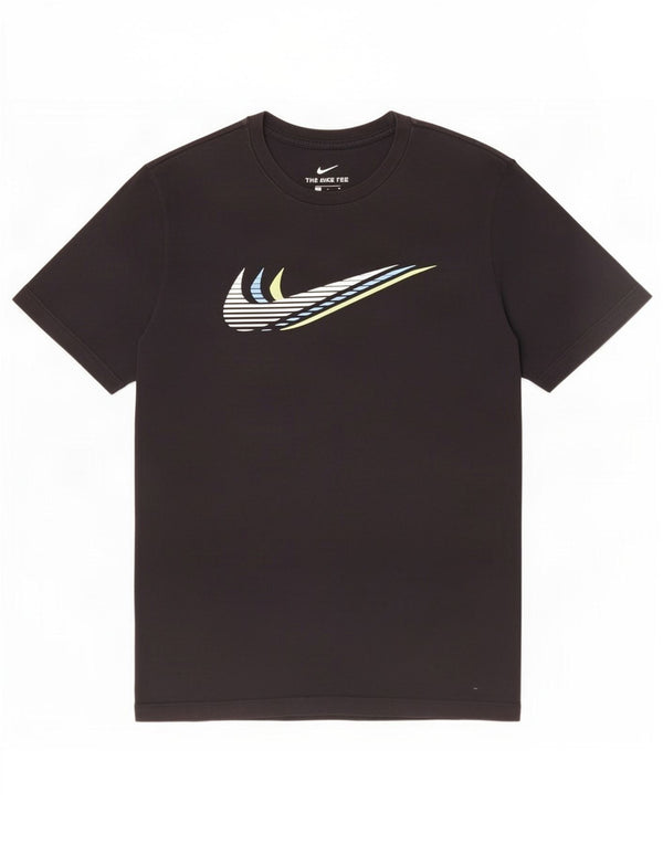 Мужская футболка с рисунком Nike, средний черный