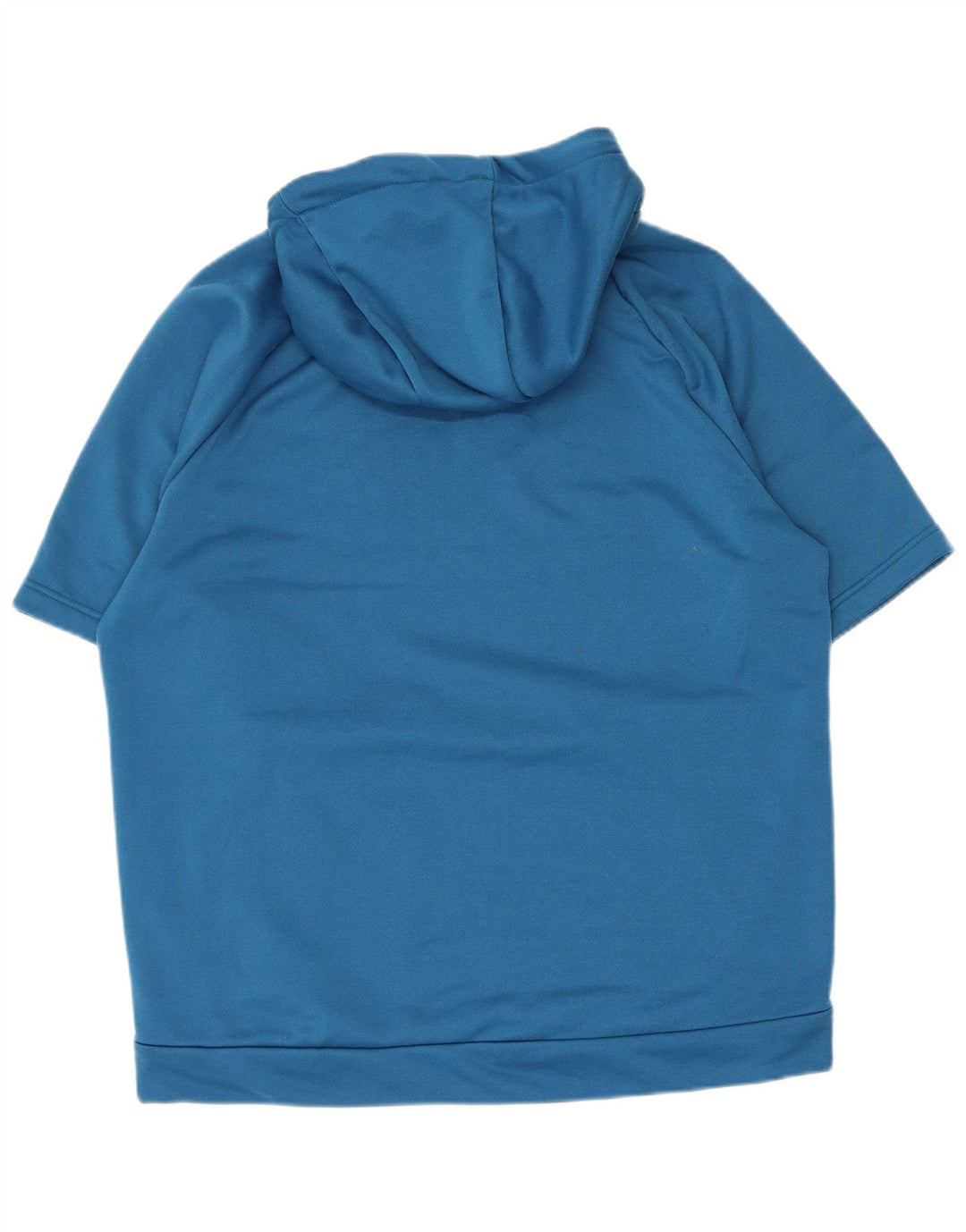 Мужская толстовка с короткими рукавами Nike Dri Fit, большой синий полиэстер