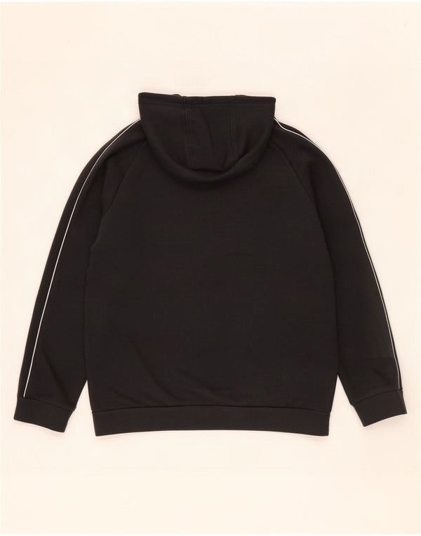 Adidas Mens Hoodie Jumper Large Black Cotton